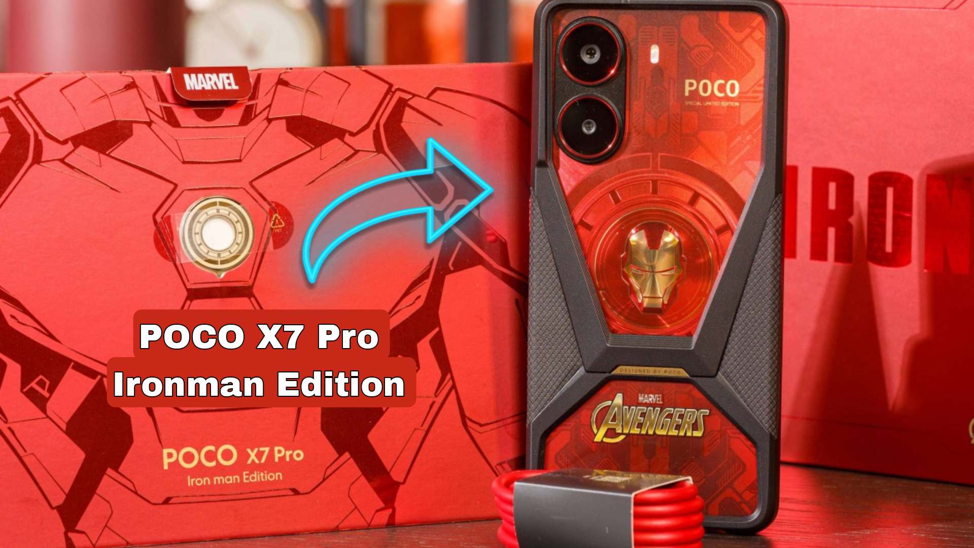 POCO X7 Pro Iron Man Limited Edition Announced in india